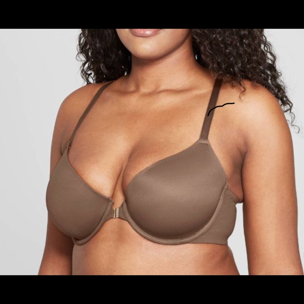 Auden Target Brown Demi Racerback Bra 38DDD